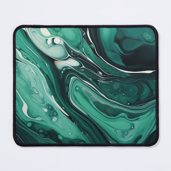 Item preview, Flow Painting Marble Green designed and sold by Artful3d.