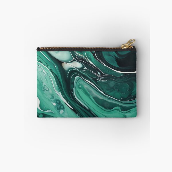 Item preview, Flow Painting Marble Green designed and sold by Artful3d.