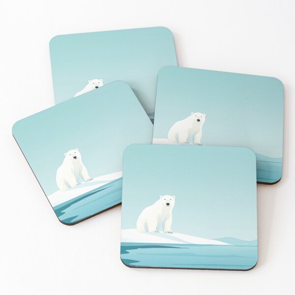 Item preview, Minimalist Polar Bear Design designed and sold by YegMark.