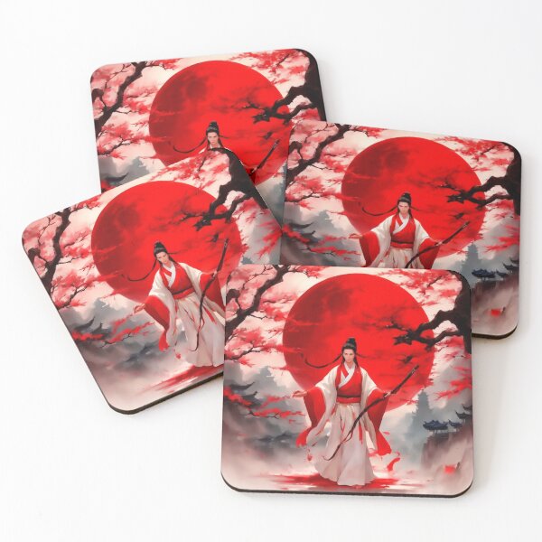 Item preview, Red Chinese Prince Action Fantasy Digital Art designed and sold by Bunmigraphics .