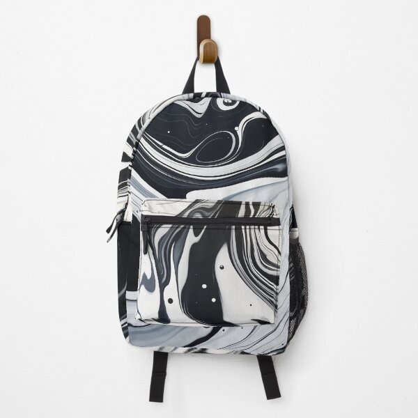 Item preview, Flow Painting Marble Black and White designed and sold by Artful3d.