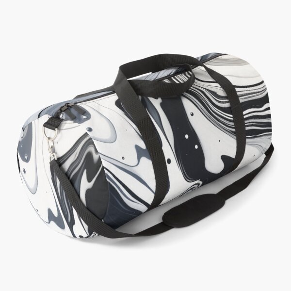 Item preview, Flow Painting Marble Black and White designed and sold by Artful3d.