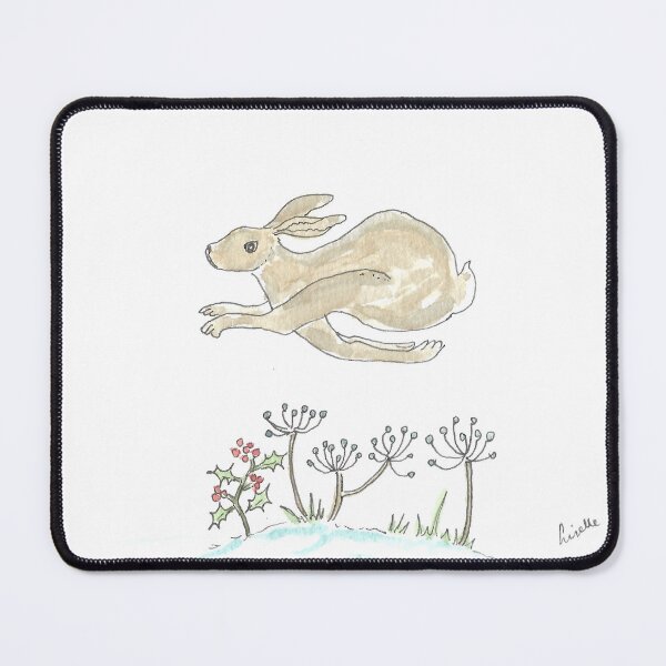 Item preview, Brown hare leaping designed and sold by GiselleSellier.