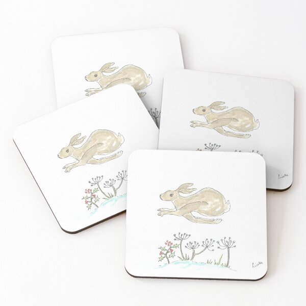 Item preview, Brown hare leaping designed and sold by GiselleSellier.