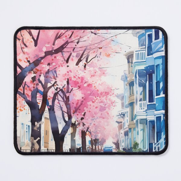 Item preview, Cherry Blossom Canopy: Neighborhood Elegance in Full Bloom designed and sold by LittleLuvies.