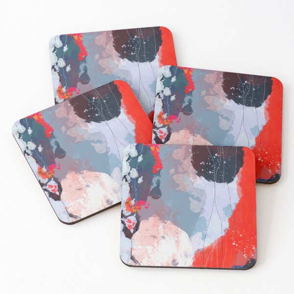 Item preview, Abstract in blues and red designed and sold by Tanyaingleton.