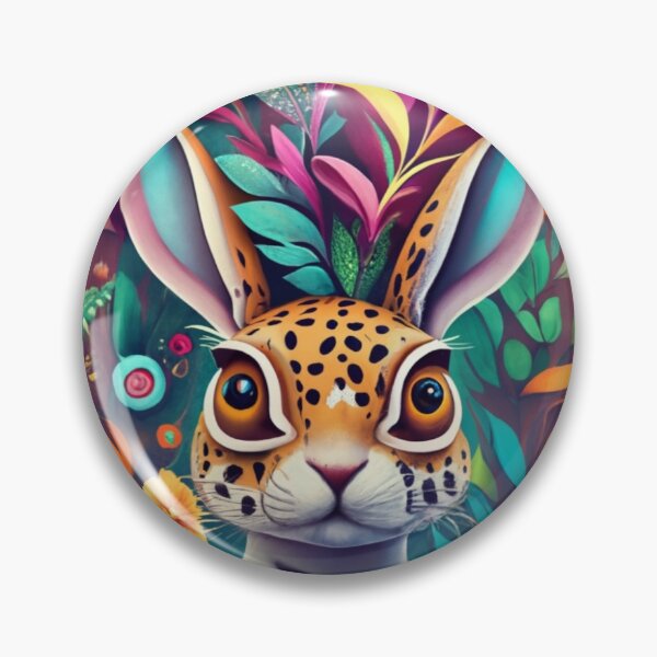 Item preview, Miss Hadley the glamorous hare designed and sold by VoodoovilleArt.