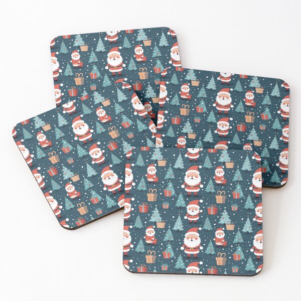 Item preview, Festive Christmas Santa Pattern designed and sold by Blue-Banana.