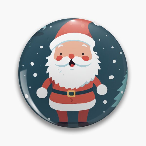 Item preview, Festive Christmas Santa Pattern designed and sold by Blue-Banana.