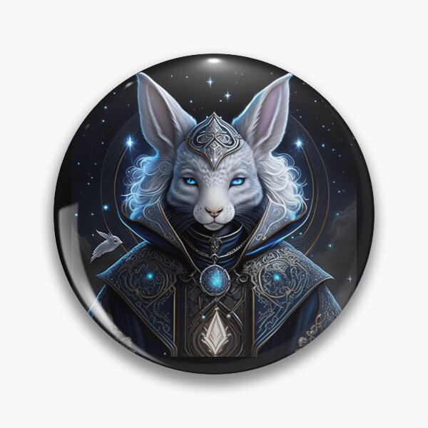 Item preview, Lunar Sage: Harengon, the Anthropomorphic Rabbit Wizard Witch Scholar designed and sold by GranitTR.