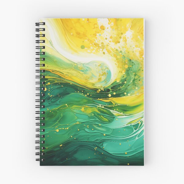 Item preview, Flow Painting Emerald Energy designed and sold by Artful3d.