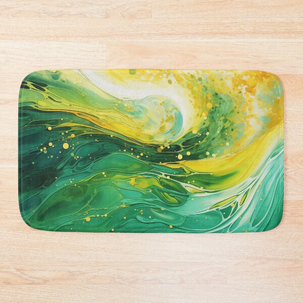 Item preview, Flow Painting Emerald Energy designed and sold by Artful3d.