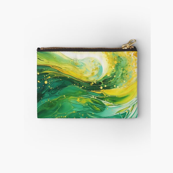 Item preview, Flow Painting Emerald Energy designed and sold by Artful3d.