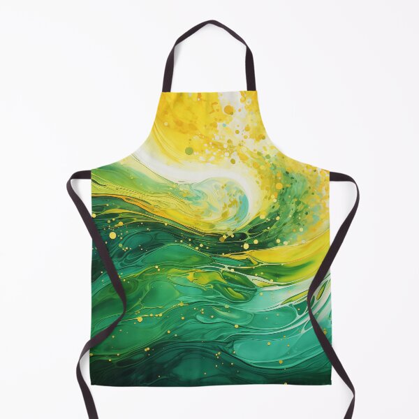 Item preview, Flow Painting Emerald Energy designed and sold by Artful3d.