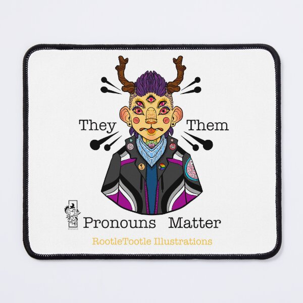 Item preview, Pronouns, They them designed and sold by Mae Greyfrost.