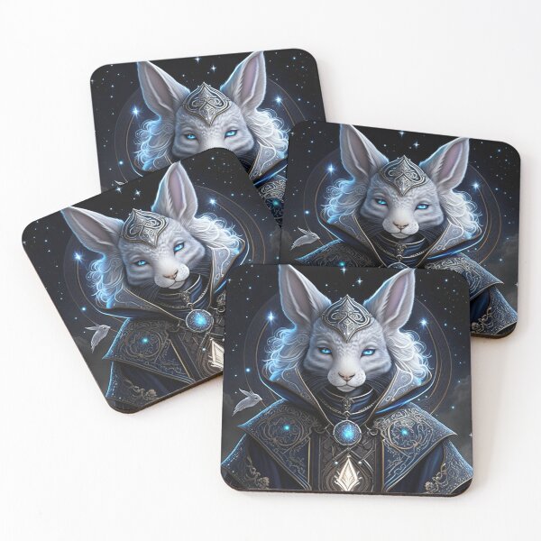 Item preview, Lunar Sage: Harengon, the Anthropomorphic Rabbit Wizard Witch Scholar designed and sold by GranitTR.