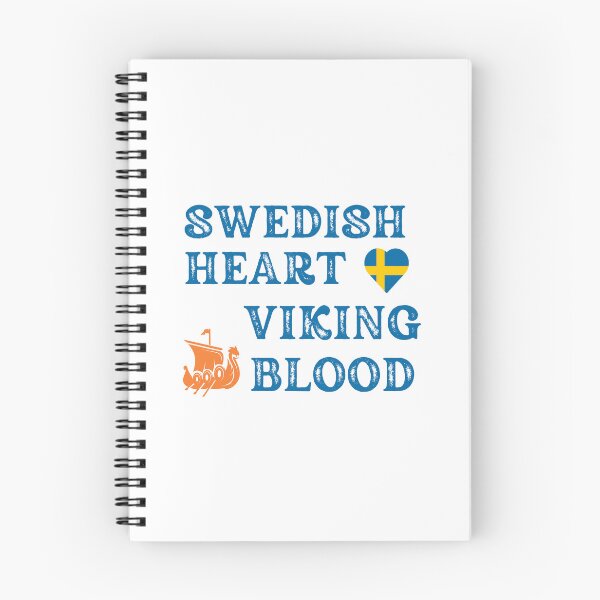 Item preview, Swedish Heart Viking Blood. Gift ideas for historical enthusiasts. designed and sold by LindaLG.
