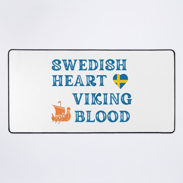 Item preview, Swedish Heart Viking Blood. Gift ideas for historical enthusiasts. designed and sold by LindaLG.
