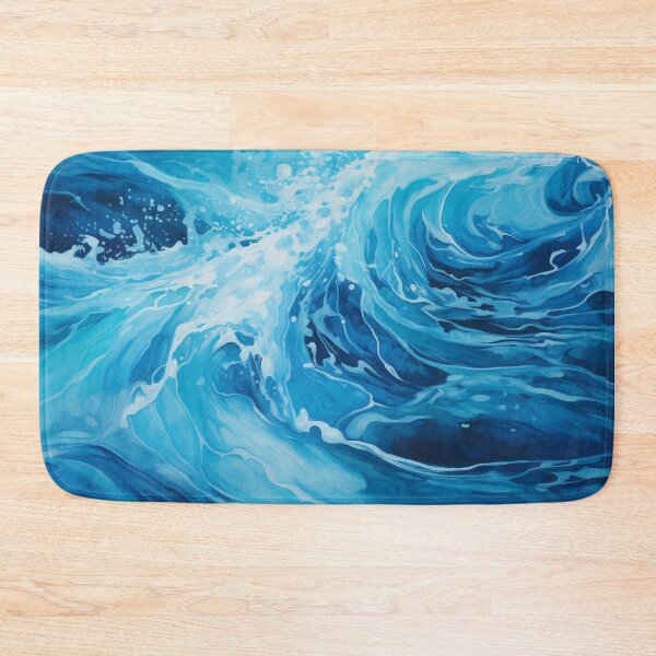Item preview, Flow Painting of Sea Waves #2 designed and sold by Artful3d.
