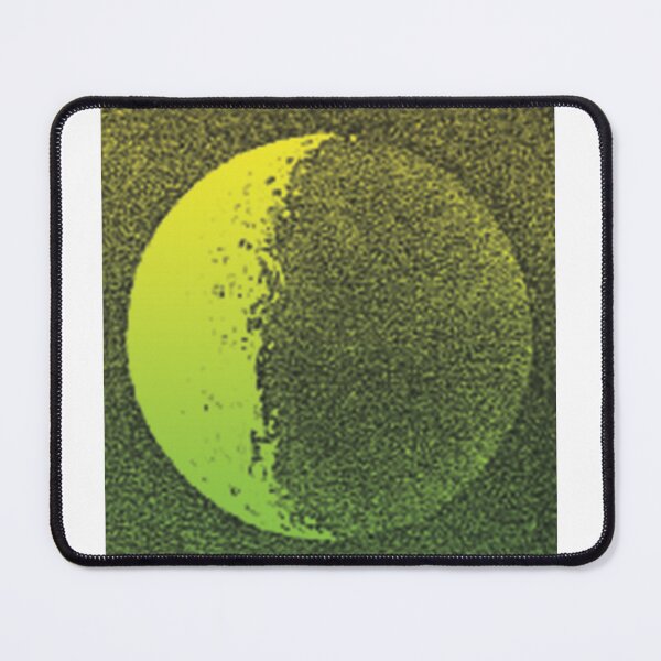 Item preview, Black Moon Shadow yellow-green gradient on black designed and sold by mariahmcmo.