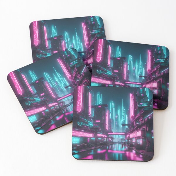Item preview, Urban Neon Metropolis designed and sold by AICreativeArts.