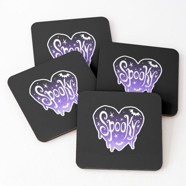 Item preview, Spooky Heart Sticker Purple designed and sold by CosmicWitch616.