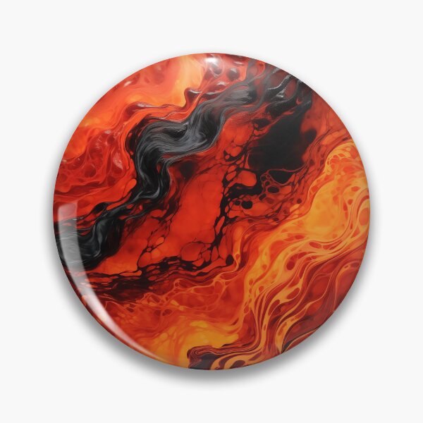 Item preview, Flow Painting molten lava #1 designed and sold by Artful3d.