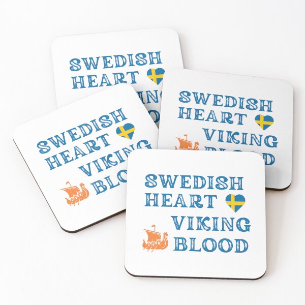 Item preview, Swedish Heart Viking Blood. Gift ideas for historical enthusiasts. designed and sold by LindaLG.