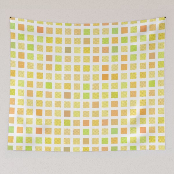 Item preview, Lemon Yellow Square Elegance designed and sold by art-tresure.