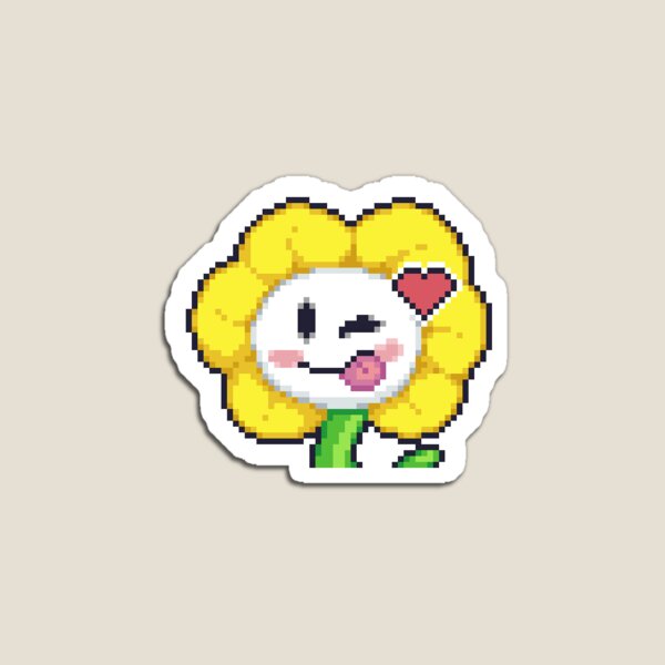 Flowey Undertale Flower Overworld Sprite Magnet Perler Bead Art