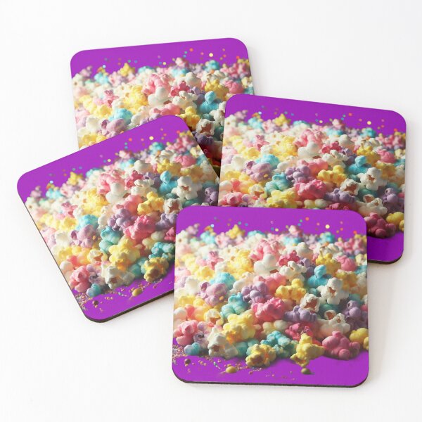 Item preview, Colorful Marvelous Popcorn Pattern designed and sold by DigiDreamyArt.