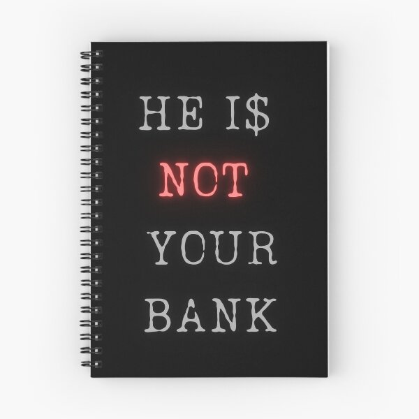Item preview, Not Your Bank - Humorous Finance Quote Design designed and sold by ChicTrendz.