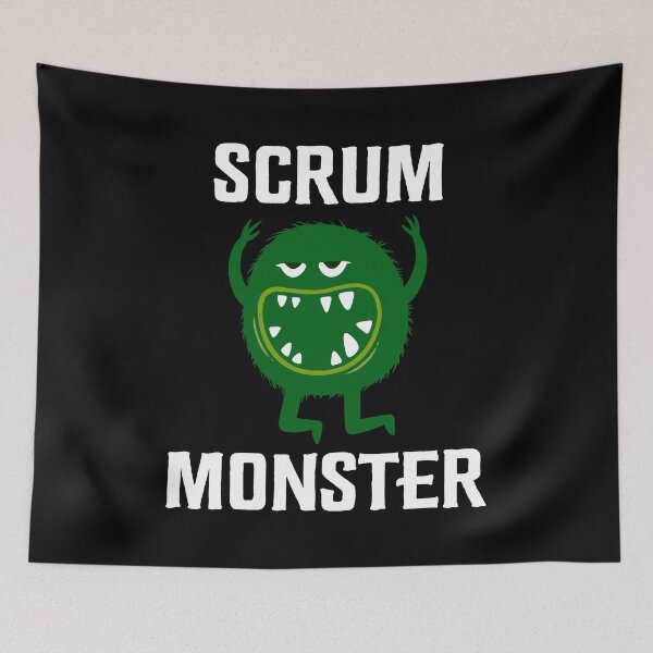 Item preview, Scrum Master / Monster Funny Agile Backlog designed and sold by fomodesigns.