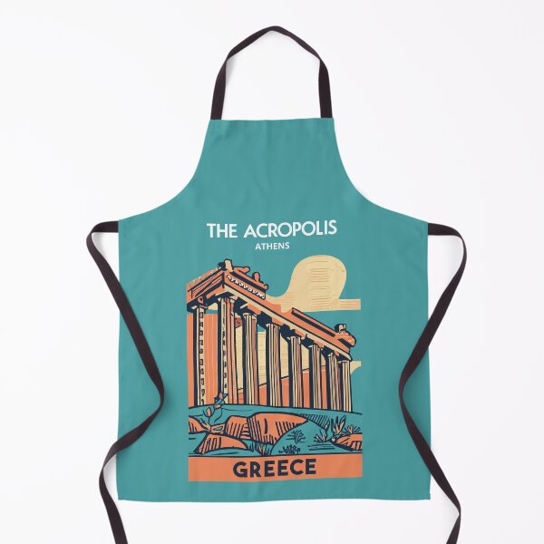 Item preview, A Vintage Travel Art of the Acropolis Athens - Greece  designed and sold by GoodOldVintage.