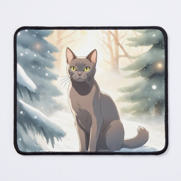 Item preview, Christmas Burmese cat portrait designed and sold by YukiKenji.