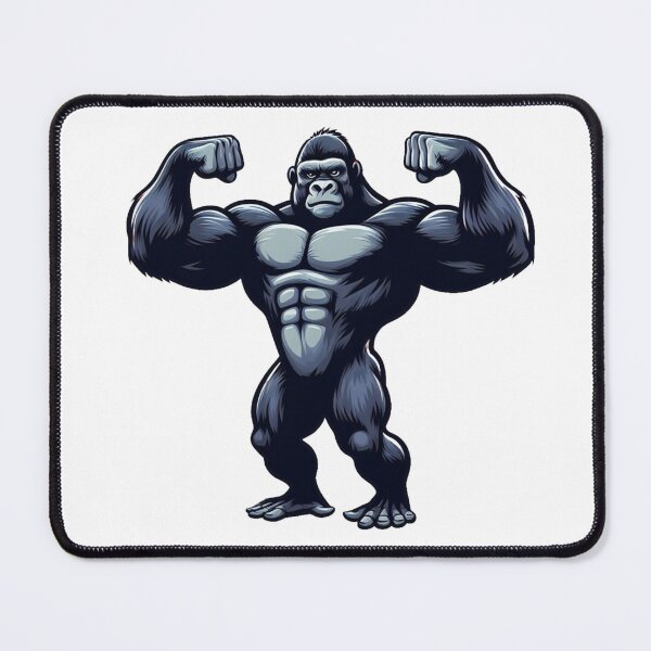 Item preview, muscle gorilla designed and sold by Animalia-.