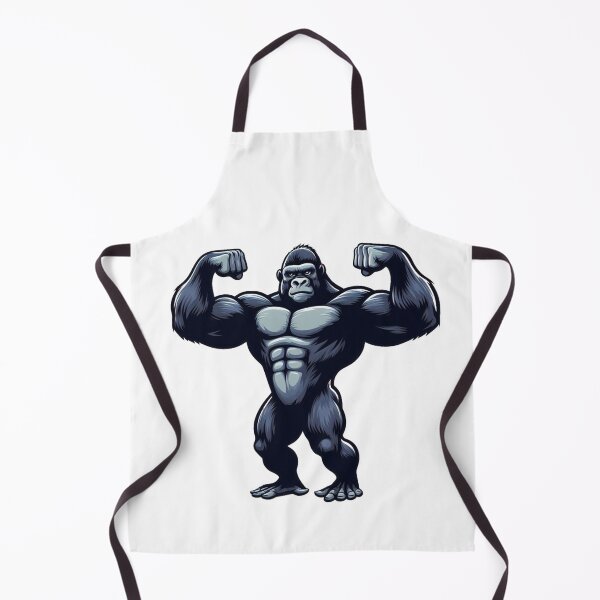 Item preview, muscle gorilla designed and sold by Animalia-.