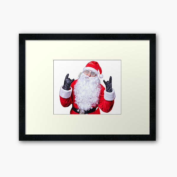 Item preview, Funny Santa Rockstar designed and sold by DesignsByElias.