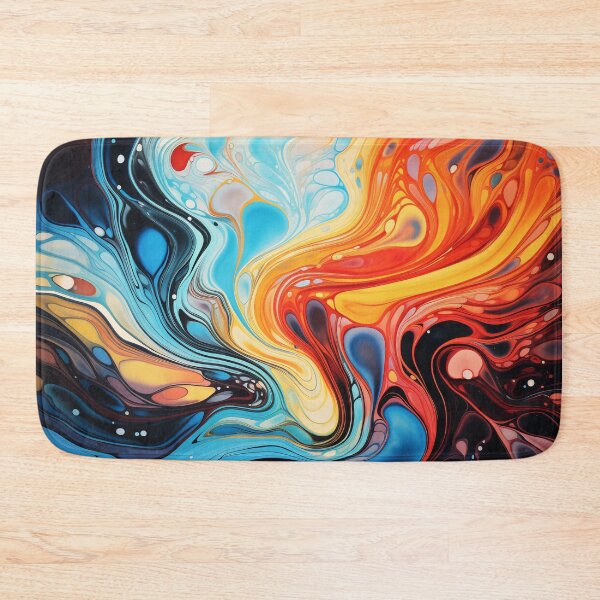 Item preview, Flow Painting Retro Style designed and sold by Artful3d.