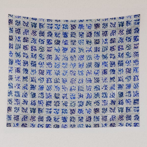 Item preview, Navy Blue Square Triumph designed and sold by art-tresure.