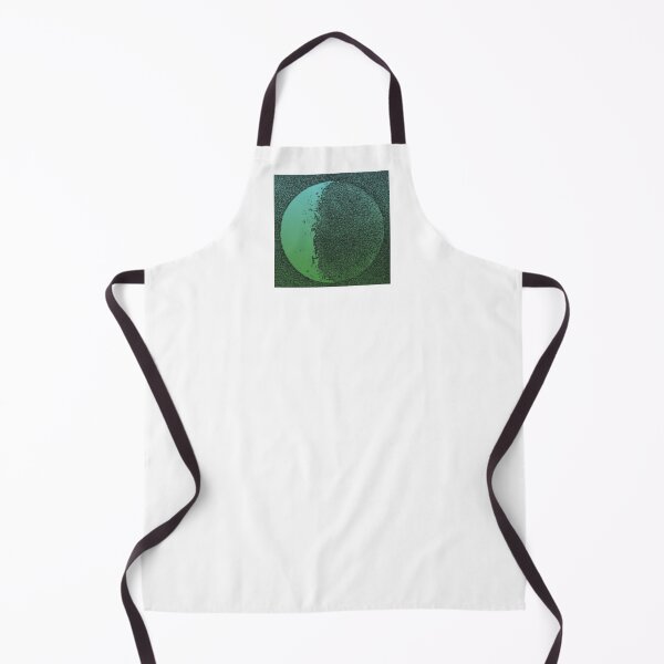 Item preview, Black Moon Shadow blue green-green gradient on black designed and sold by mariahmcmo.