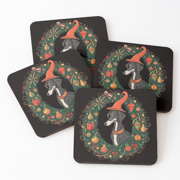 Item preview, Christmas Greyhound designed and sold by creativellashop.