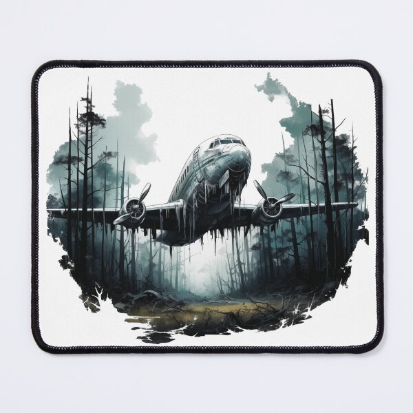 Item preview, Airplane in the woods designed and sold by Gilpro Designs.