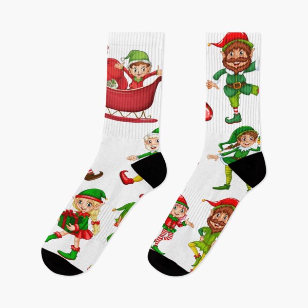 Item preview,  Adorable Christmas Pattern / Santa's Helper designed and sold by Sosa-art.