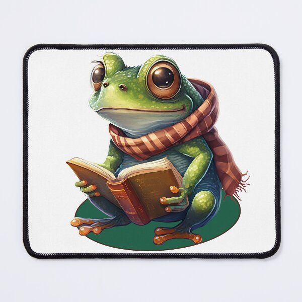 Item preview, Literary Frog designed and sold by BrshnSktchStdio.