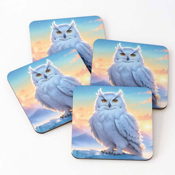 Item preview, Snowy White Owl Portrait designed and sold by Bunmigraphics .