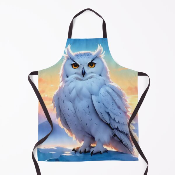 Item preview, Snowy White Owl Portrait designed and sold by Bunmigraphics .