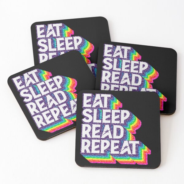 Item preview, Eat Sleep "READ" Repeat designed and sold by savasanaqueen.