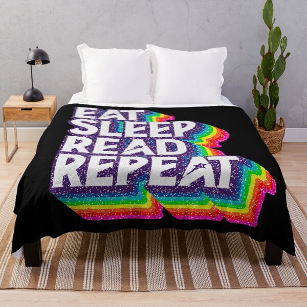 Item preview, Eat Sleep "READ" Repeat designed and sold by savasanaqueen.