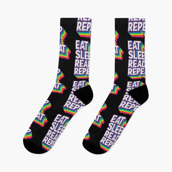 Item preview, Eat Sleep "READ" Repeat designed and sold by savasanaqueen.